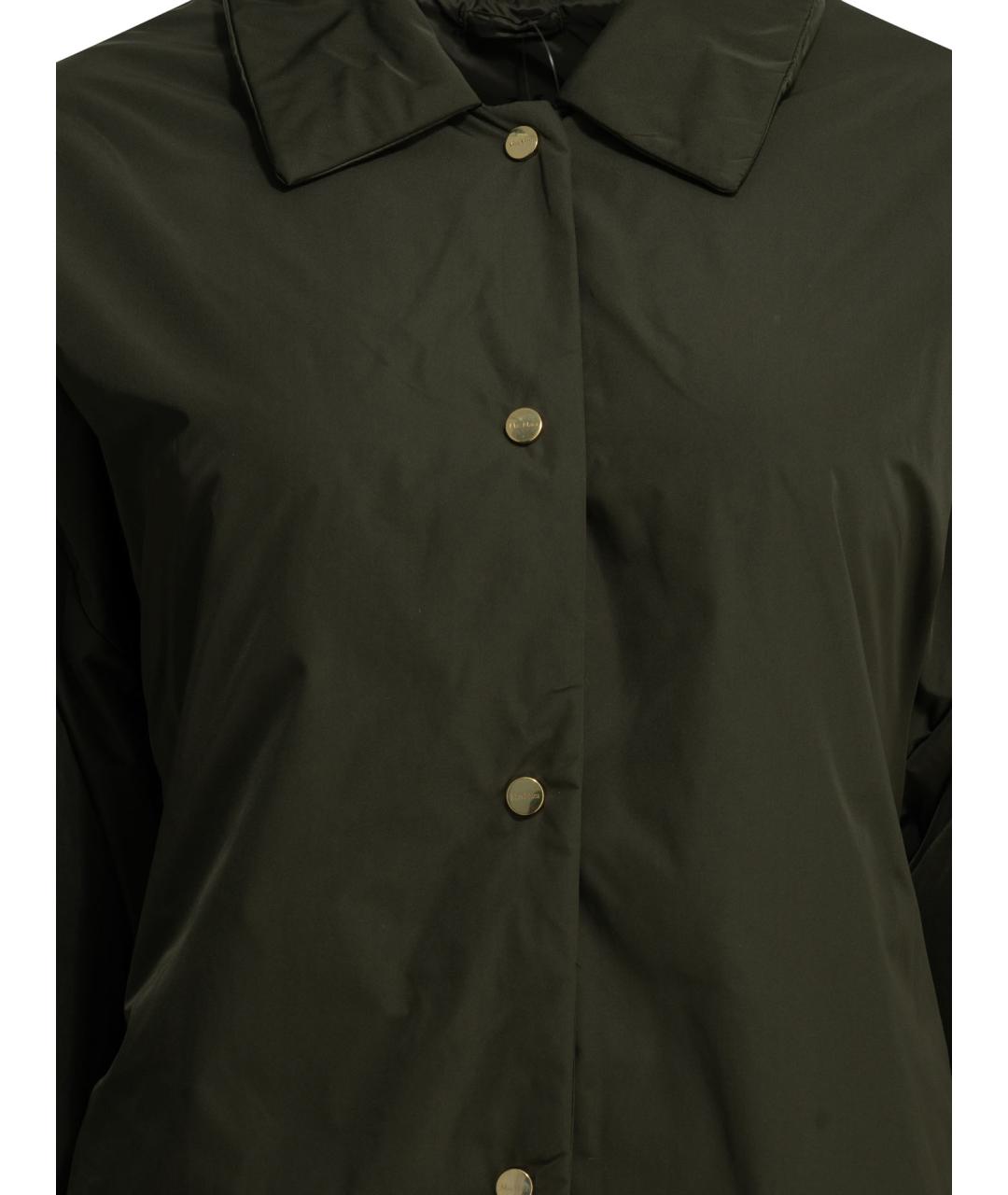 MAX MARA Зеленая полиэстеровая куртка, фото 5