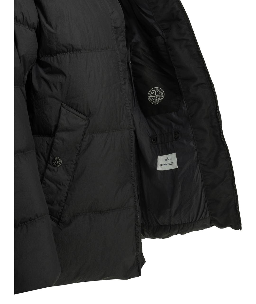 STONE ISLAND Синяя полиамидовая куртка, фото 4