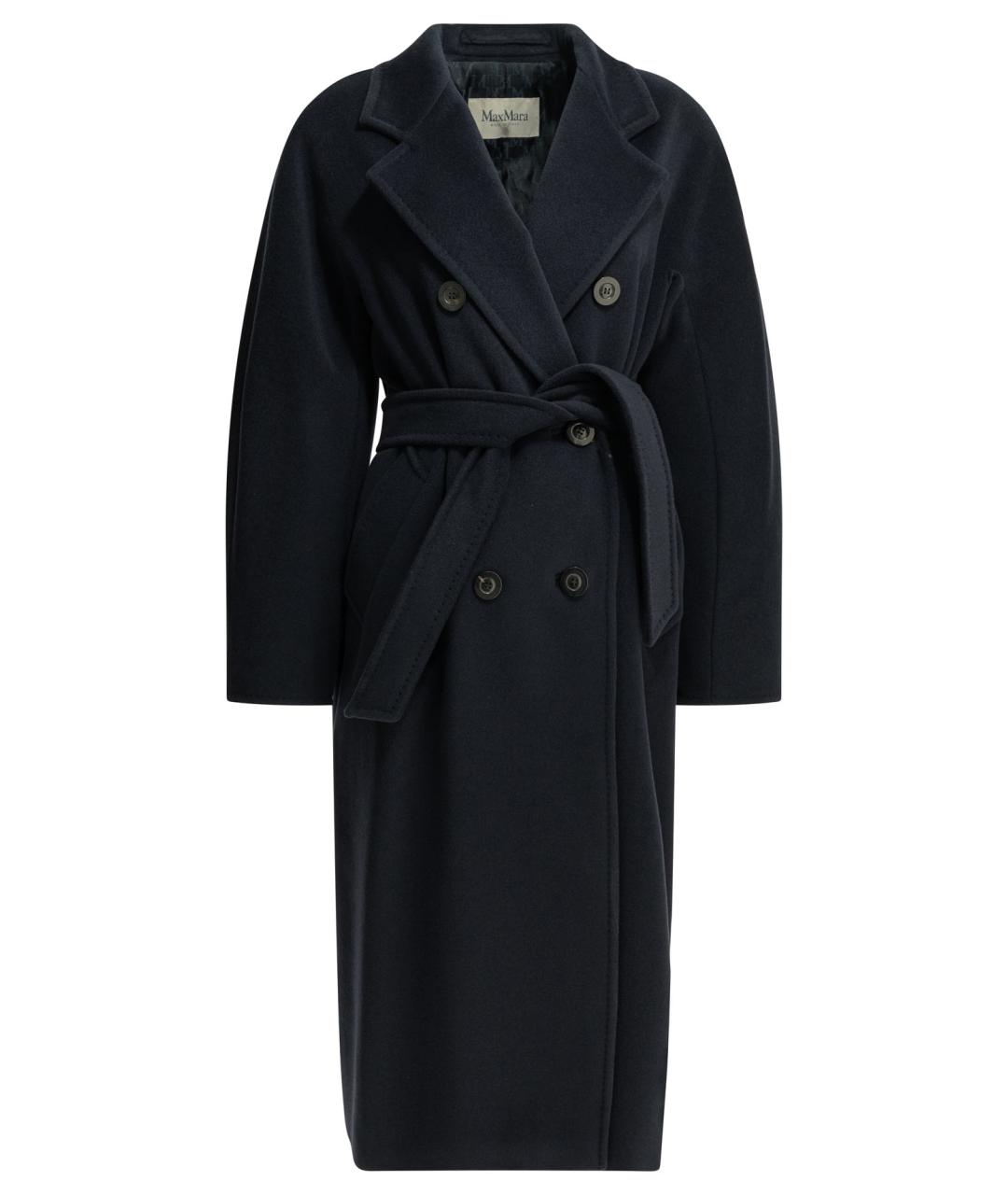 MAX MARA Синее шерстяное пальто, фото 1