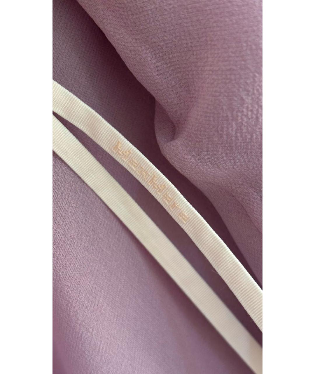 MAX MARA Розовая ацетатная майка, фото 7