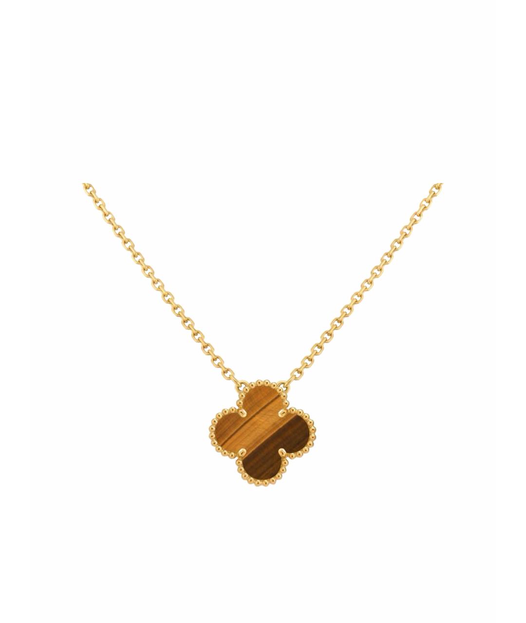 VAN CLEEF & ARPELS Коричневая подвеска из желтого золота, фото 1