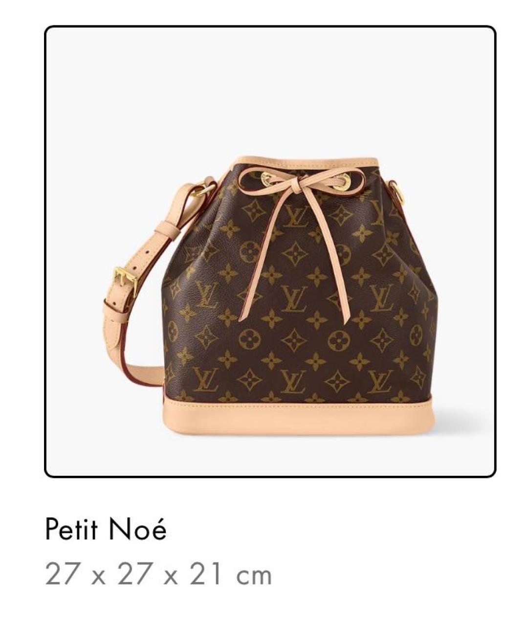 LOUIS VUITTON Коричневая сумка через плечо, фото 6
