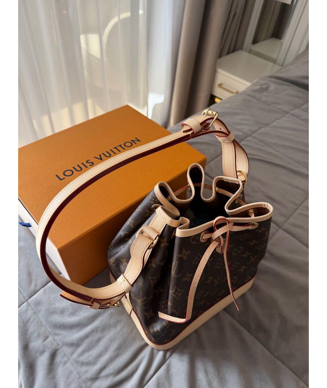 LOUIS VUITTON Коричневая сумка через плечо, фото 5