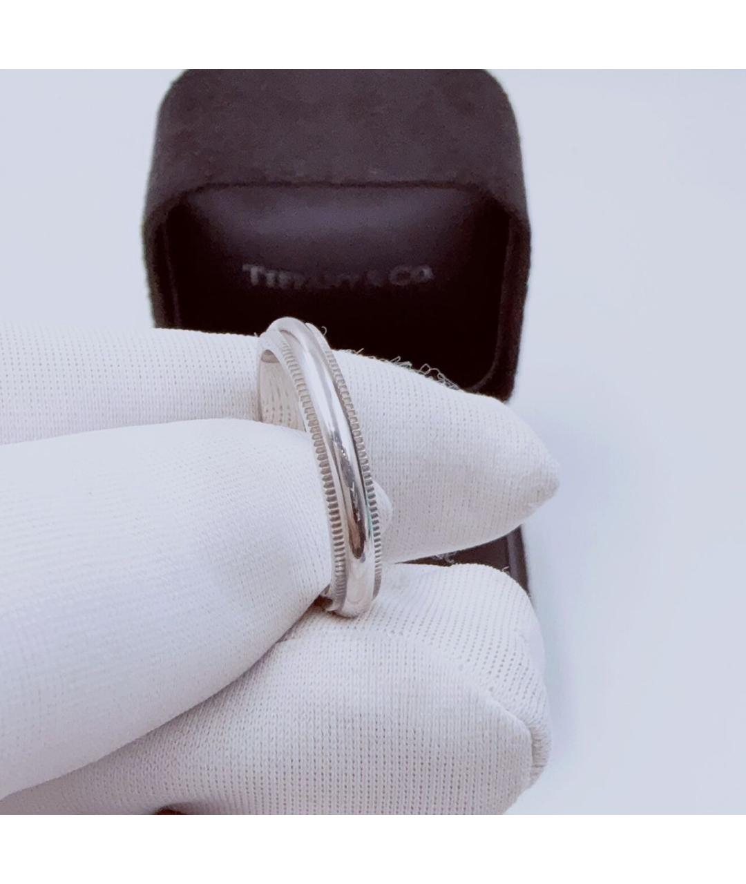TIFFANY&CO Белое платиновое кольцо, фото 4