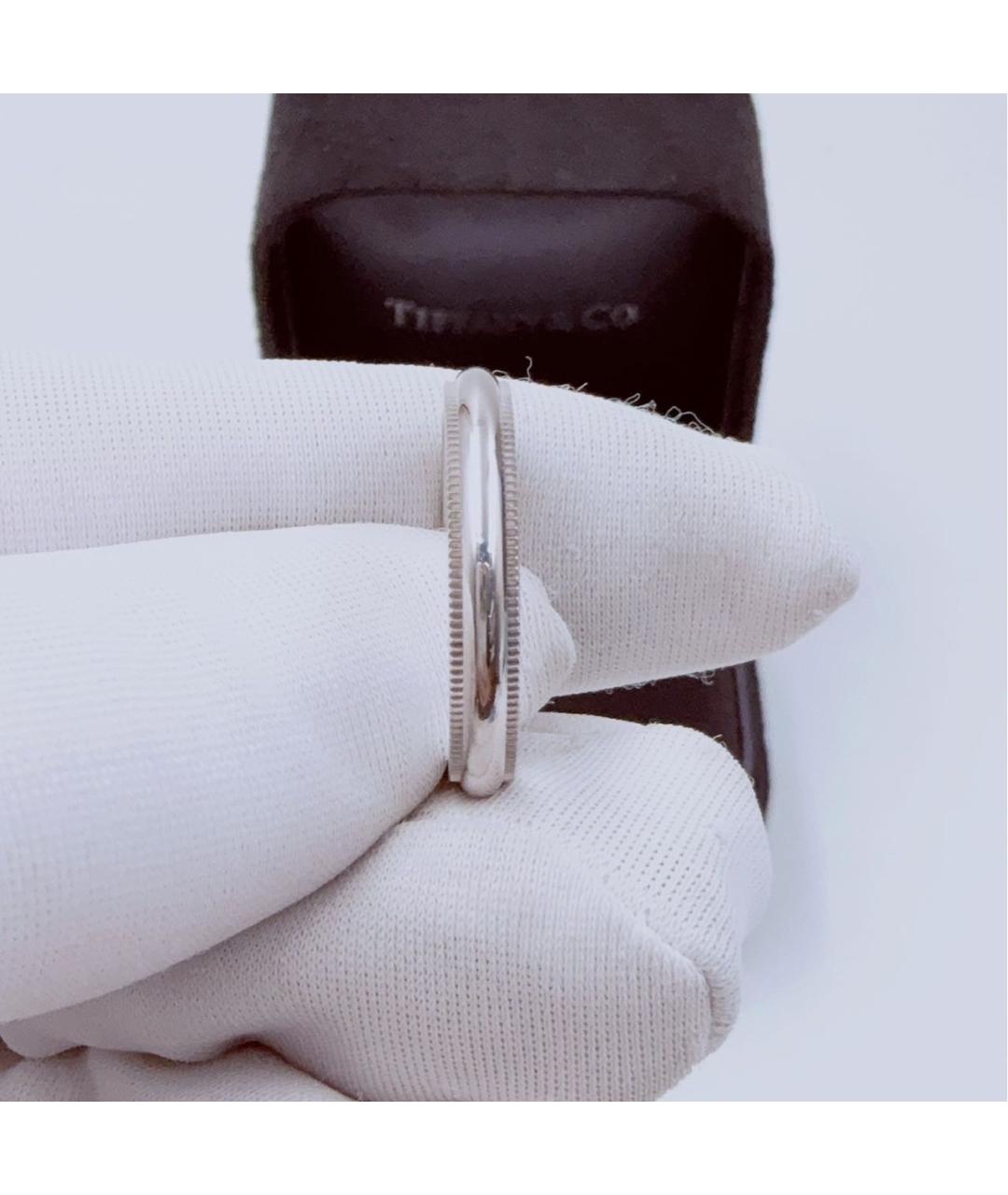 TIFFANY&CO Белое платиновое кольцо, фото 3