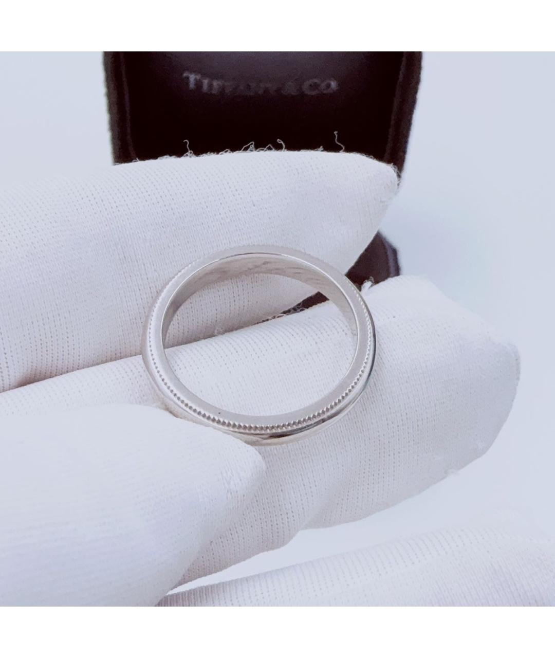TIFFANY&CO Белое платиновое кольцо, фото 5