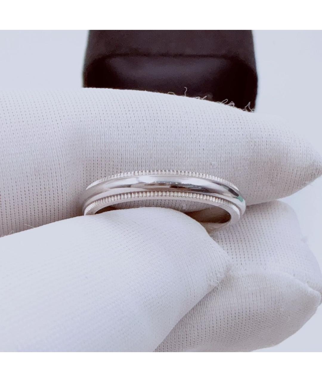 TIFFANY&CO Белое платиновое кольцо, фото 2