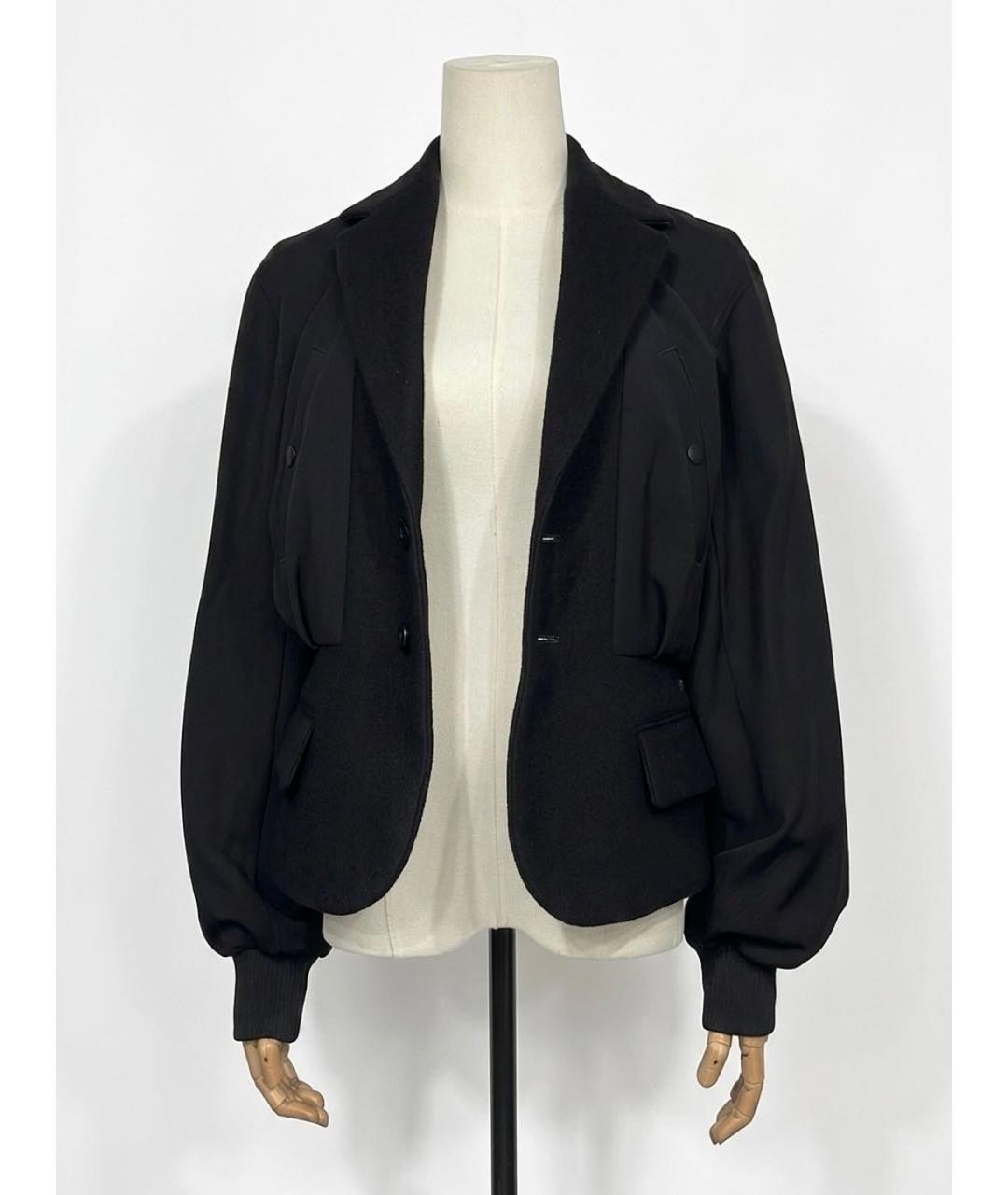 YOHJI YAMAMOTO Черная шерстяная куртка, фото 2