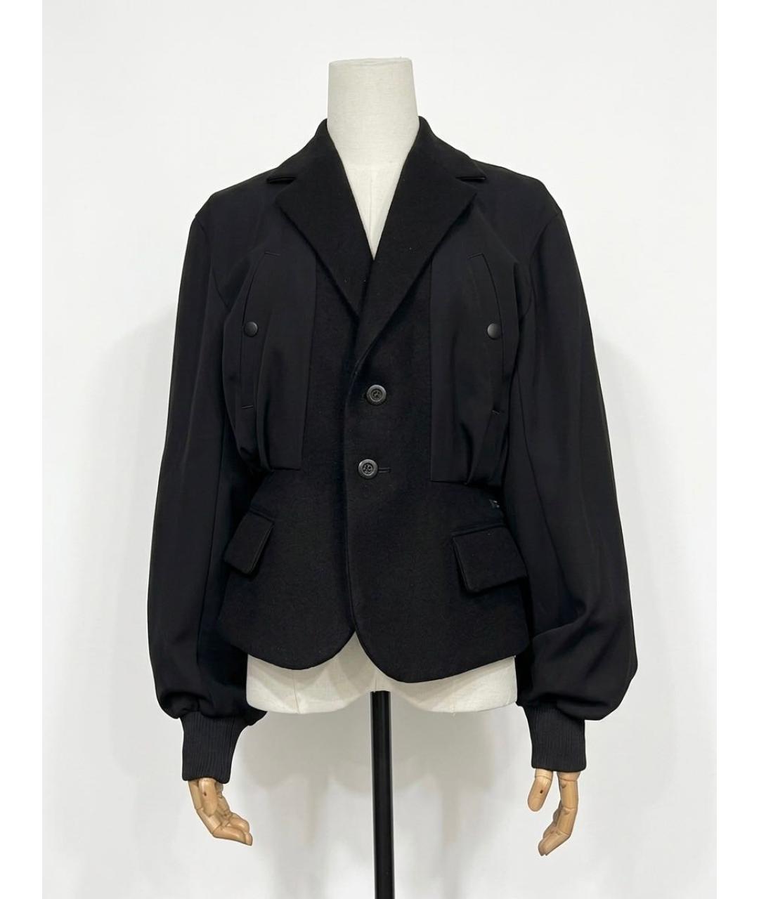 YOHJI YAMAMOTO Черная шерстяная куртка, фото 9