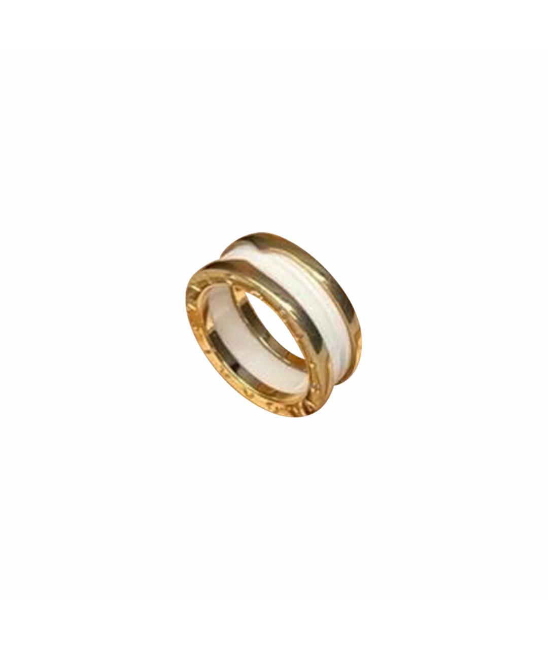 BVLGARI Белое кольцо из розового золота, фото 1