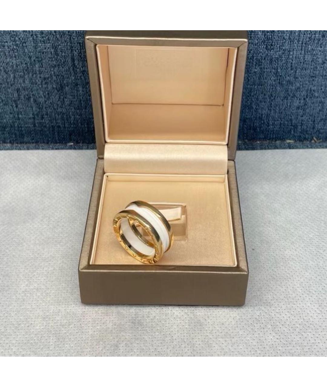 BVLGARI Белое кольцо из розового золота, фото 5