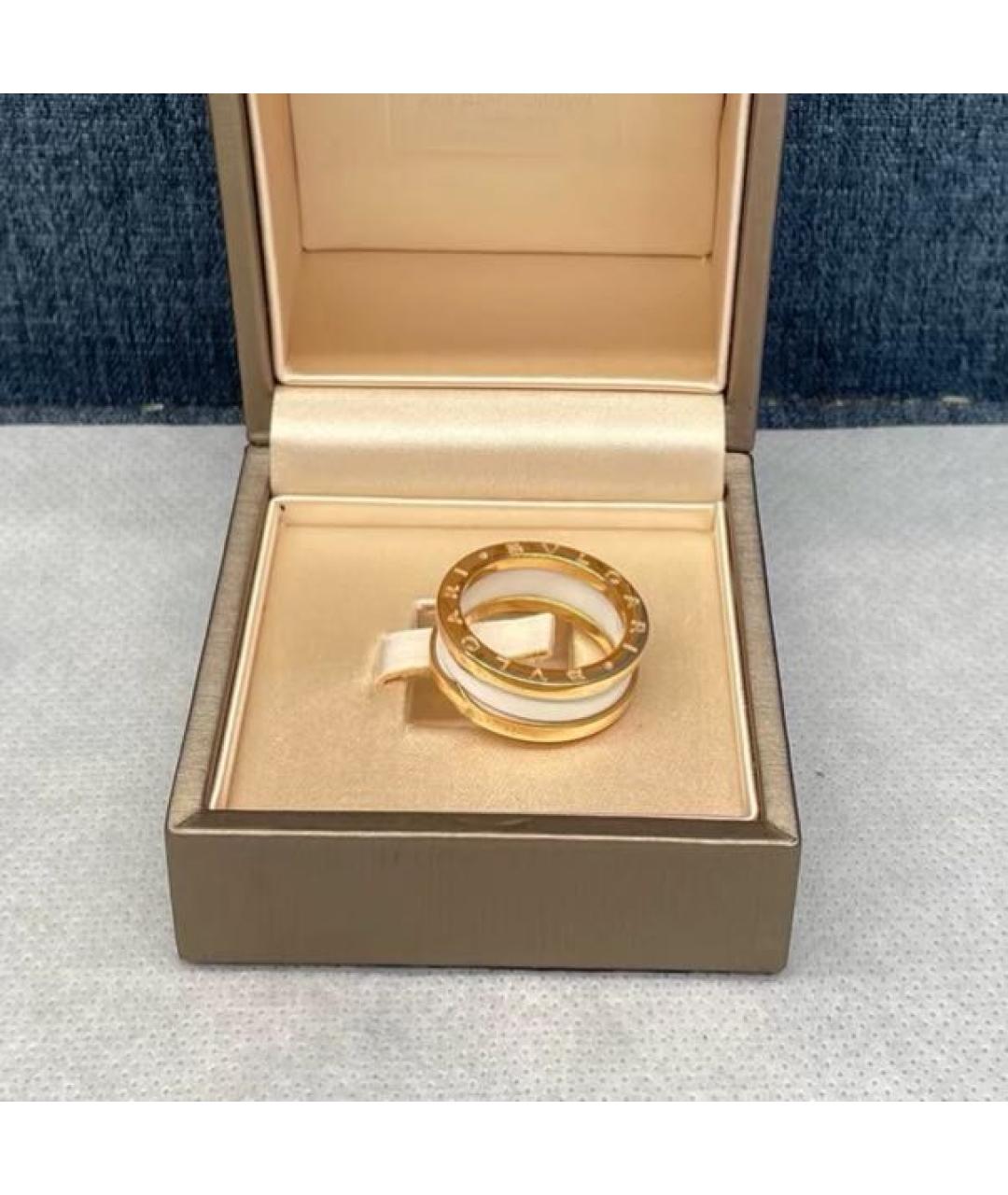 BVLGARI Белое кольцо из розового золота, фото 3