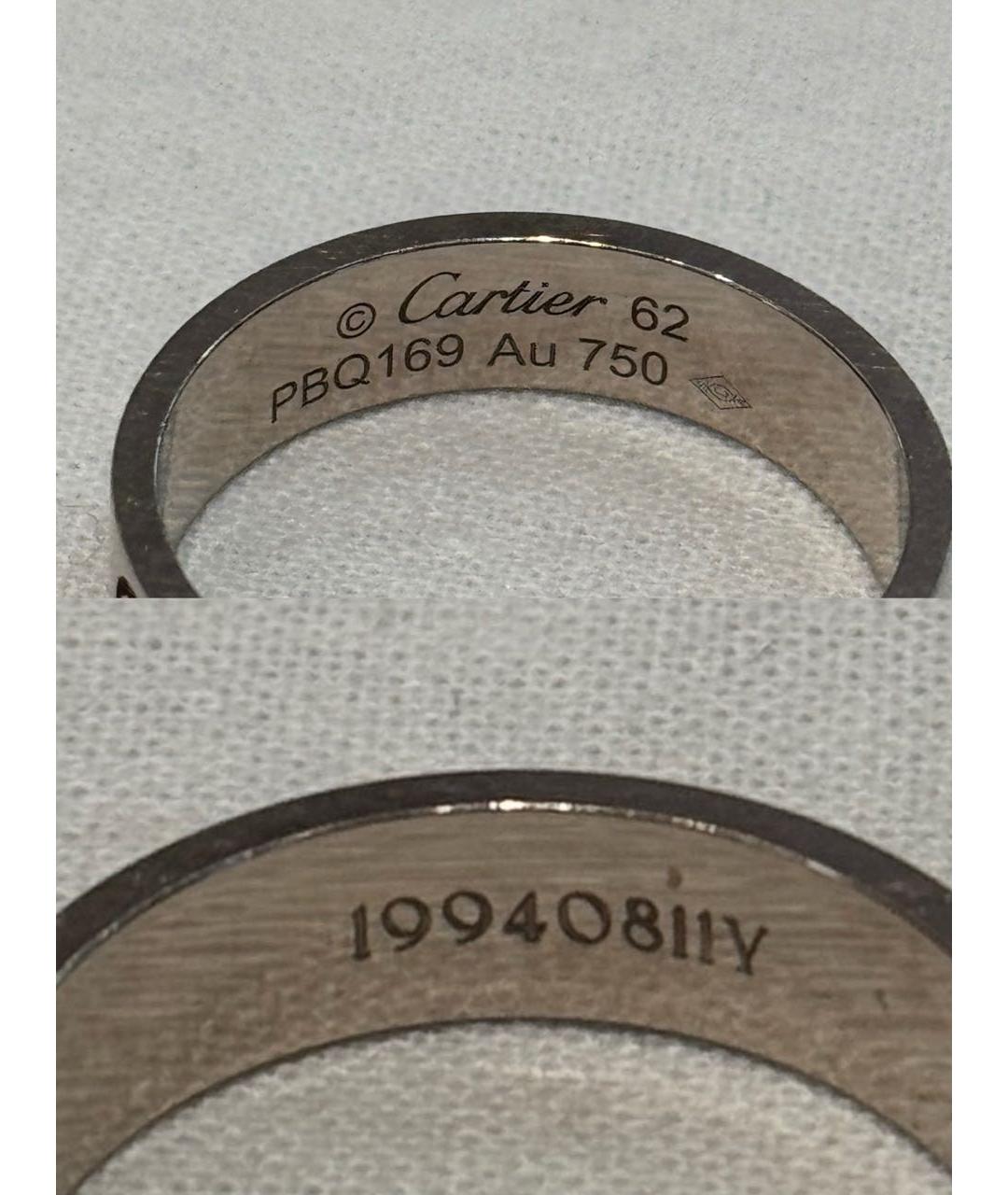 CARTIER Серебряное кольцо из белого золота, фото 3