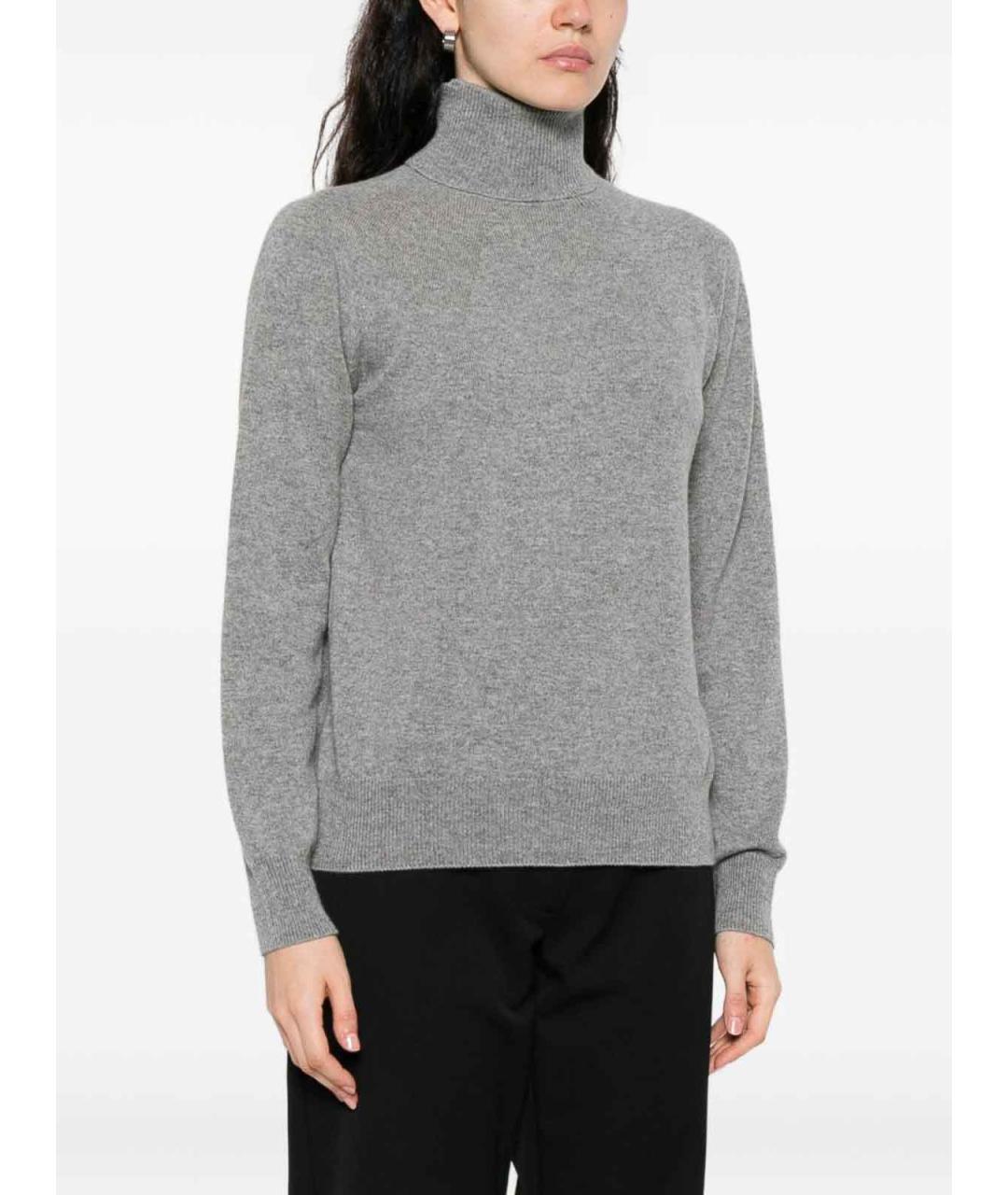EMPORIO ARMANI Серый кашемировый джемпер / свитер, фото 3