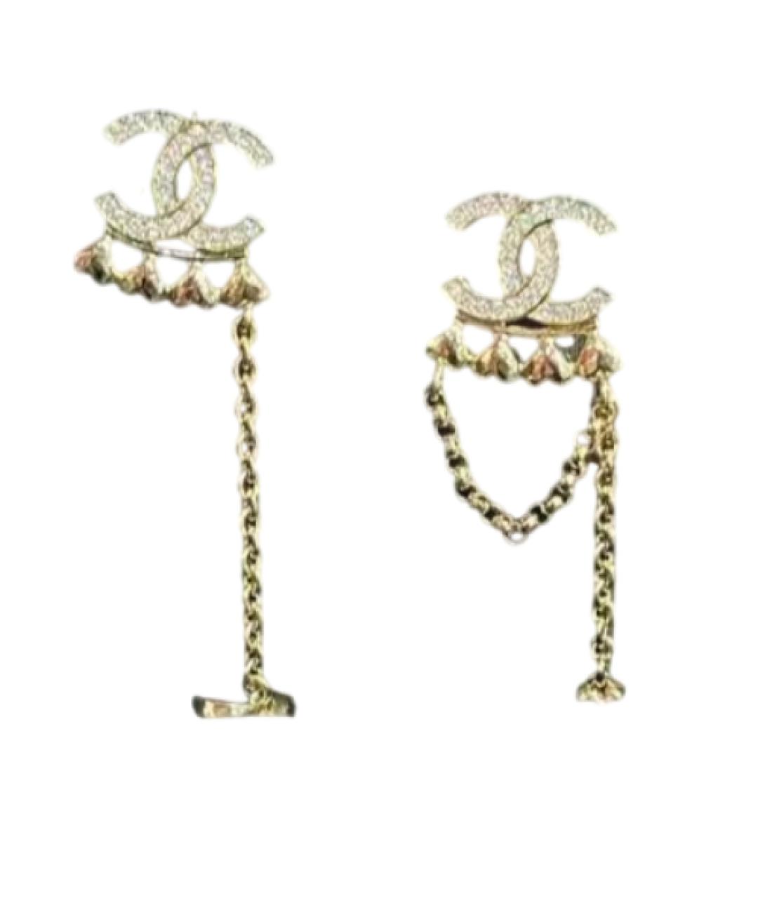CHANEL Золотые серьги, фото 5