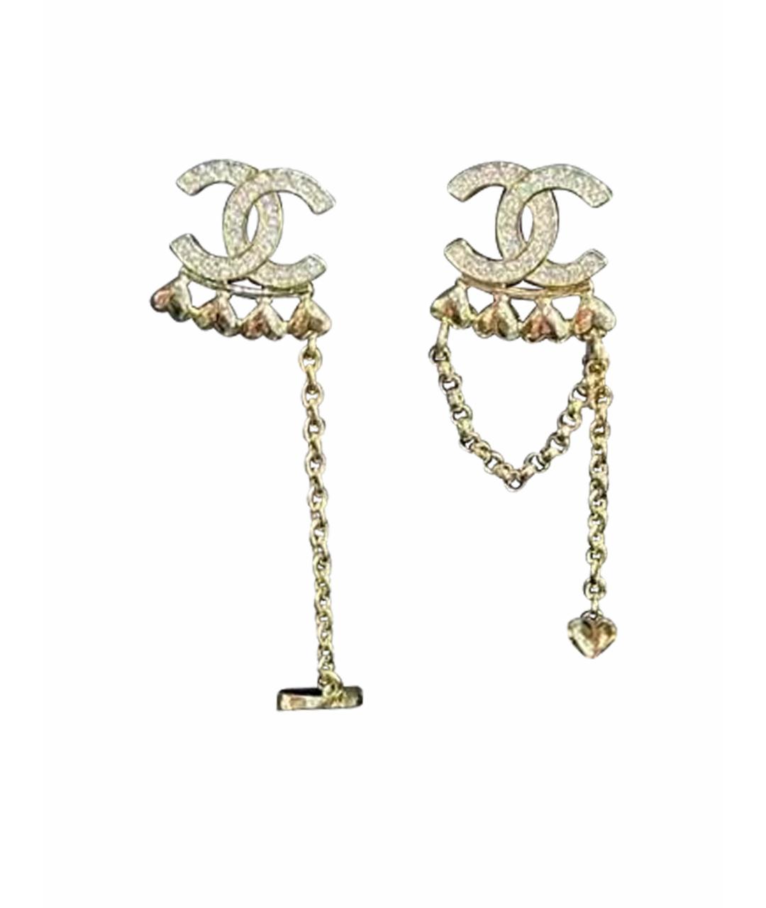 CHANEL Золотые серьги, фото 1