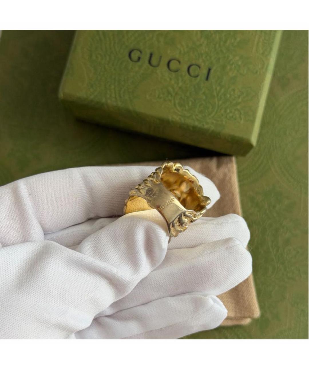 GUCCI Желтое кольцо, фото 5