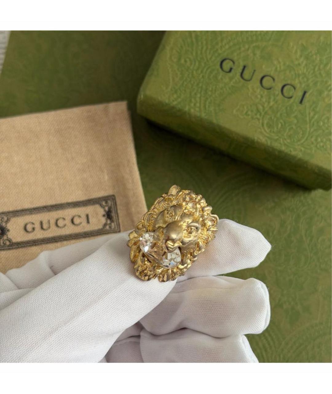 GUCCI Желтое кольцо, фото 3