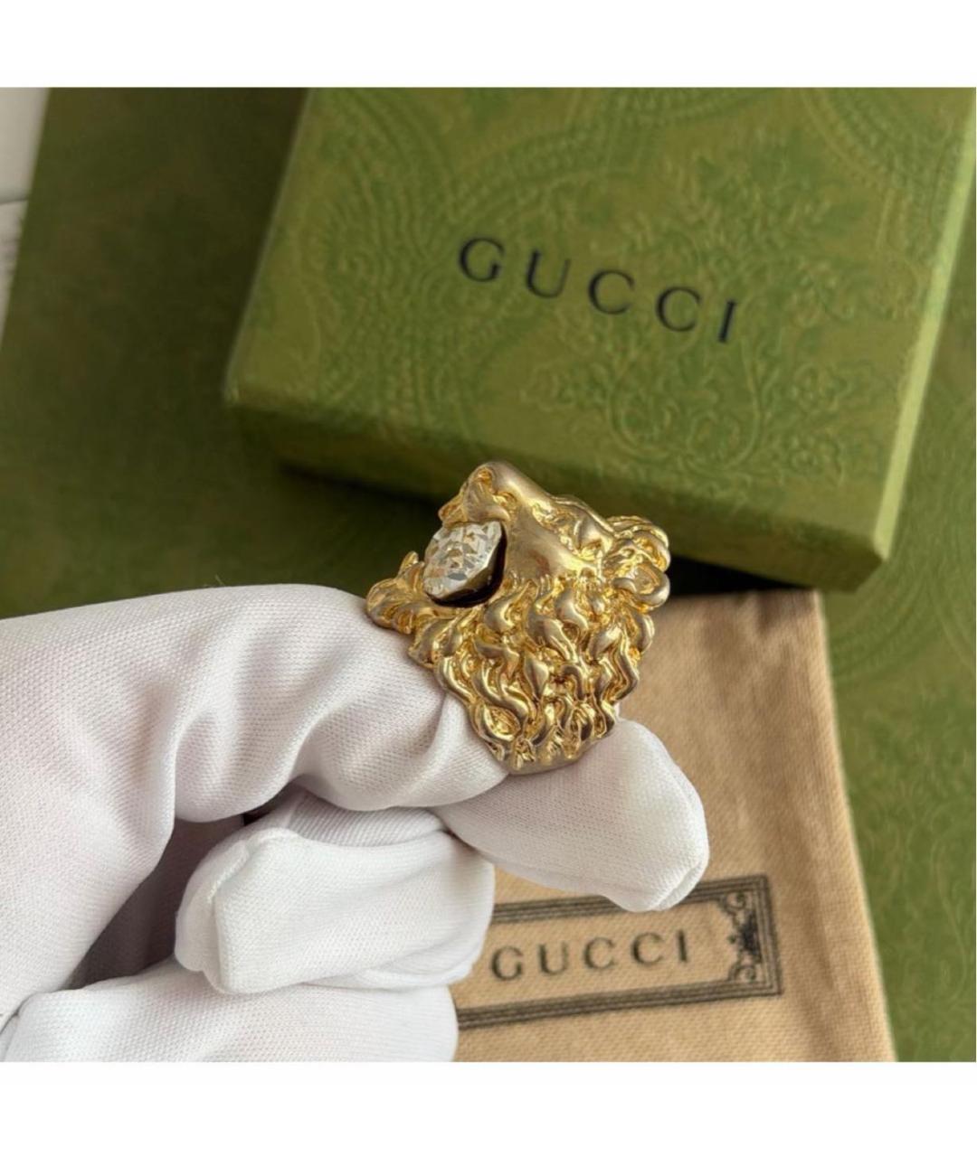 GUCCI Желтое кольцо, фото 4