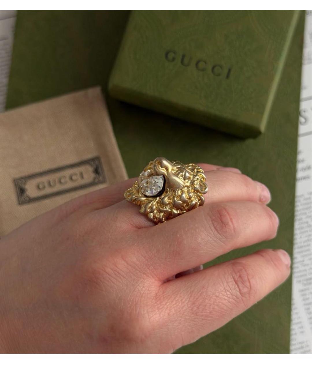 GUCCI Желтое кольцо, фото 6