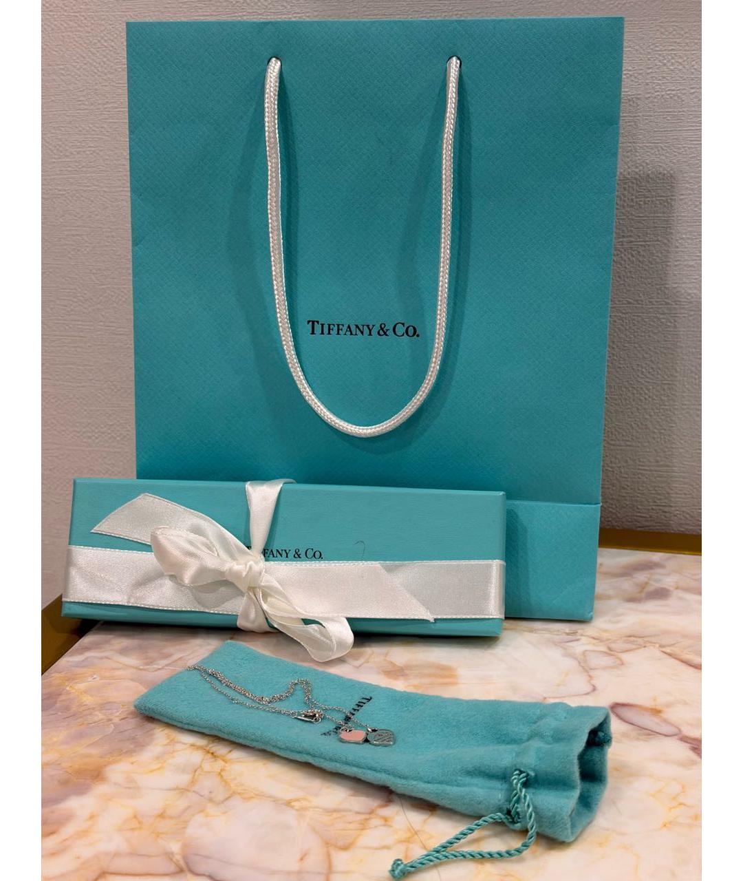 TIFFANY&CO Белое серебряное колье, фото 3
