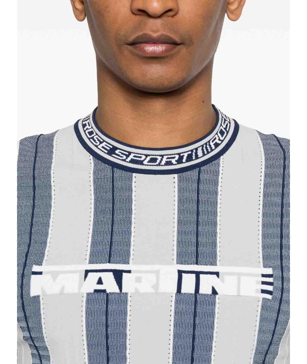 MARTINE ROSE Синяя футболка, фото 5