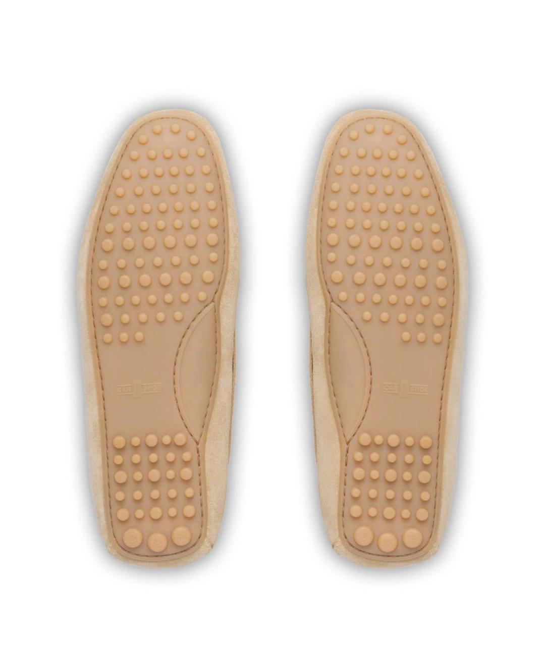 CAR SHOE Бежевые замшевые лоферы, фото 5