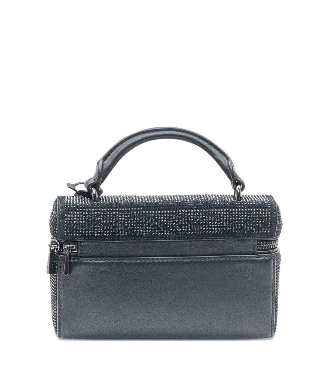 MICHAEL KORS Черная кожаная сумка через плечо, фото 2