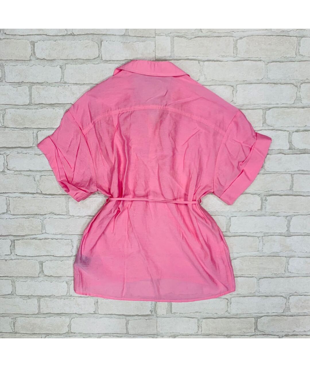 JOHN RICHMOND Розовая хлопковая рубашка/блузка, фото 2