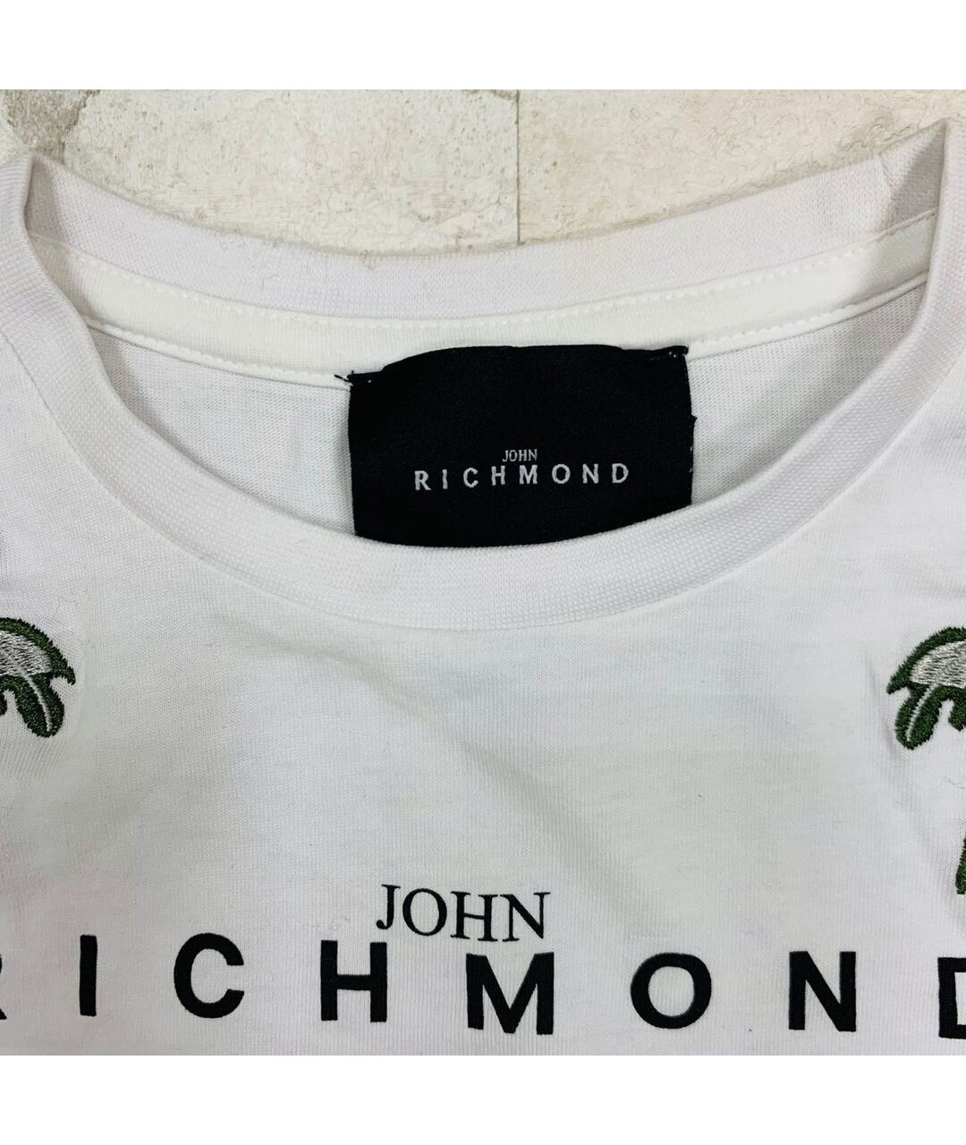 JOHN RICHMOND Белый хлопковый детская футболка / топ, фото 3