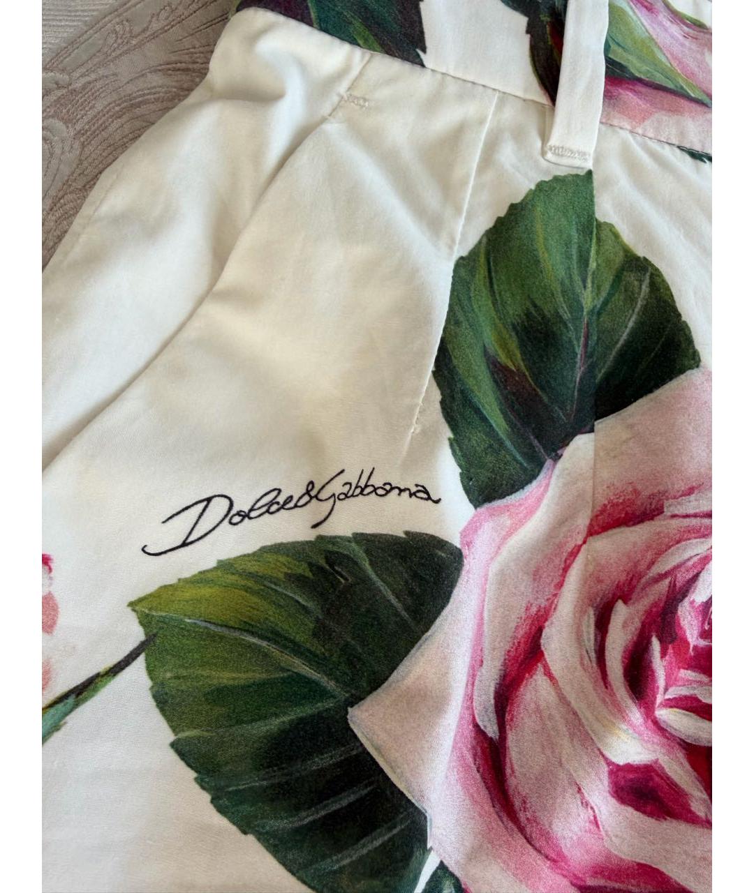DOLCE&GABBANA Белые шорты, фото 4