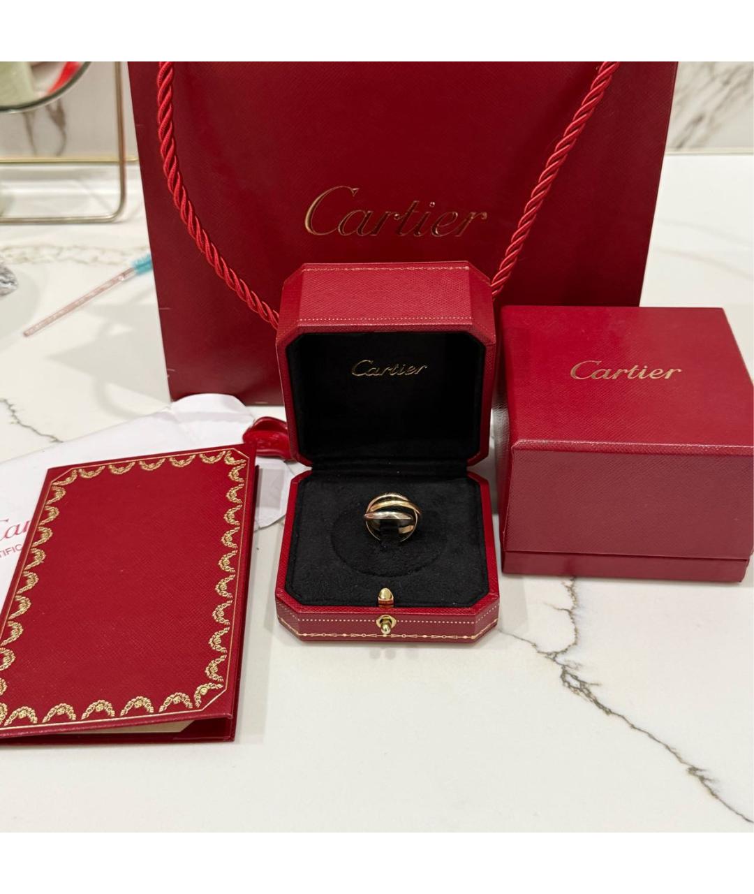 CARTIER Белое кольцо из белого золота, фото 3