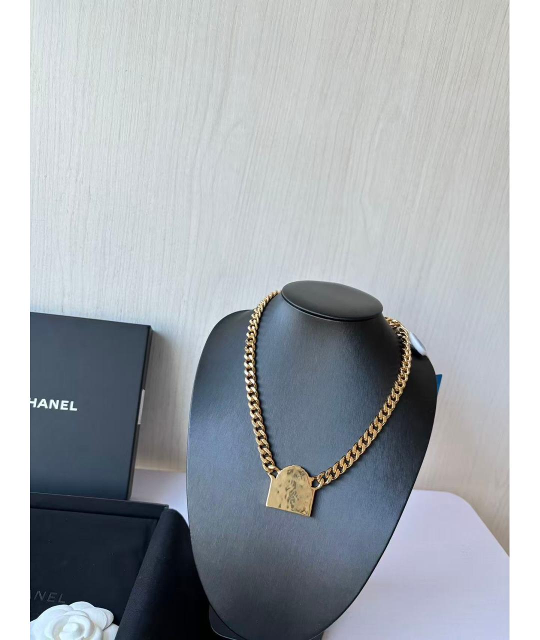 CHANEL Золотое колье, фото 5