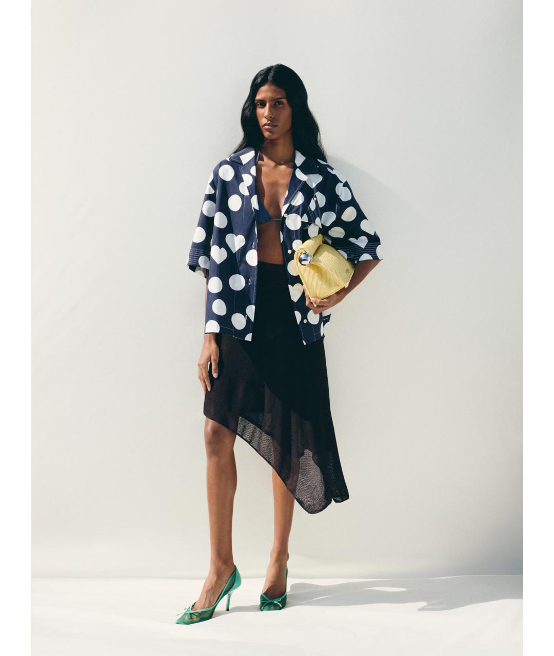 JACQUEMUS Мульти хлопковая рубашка, фото 5