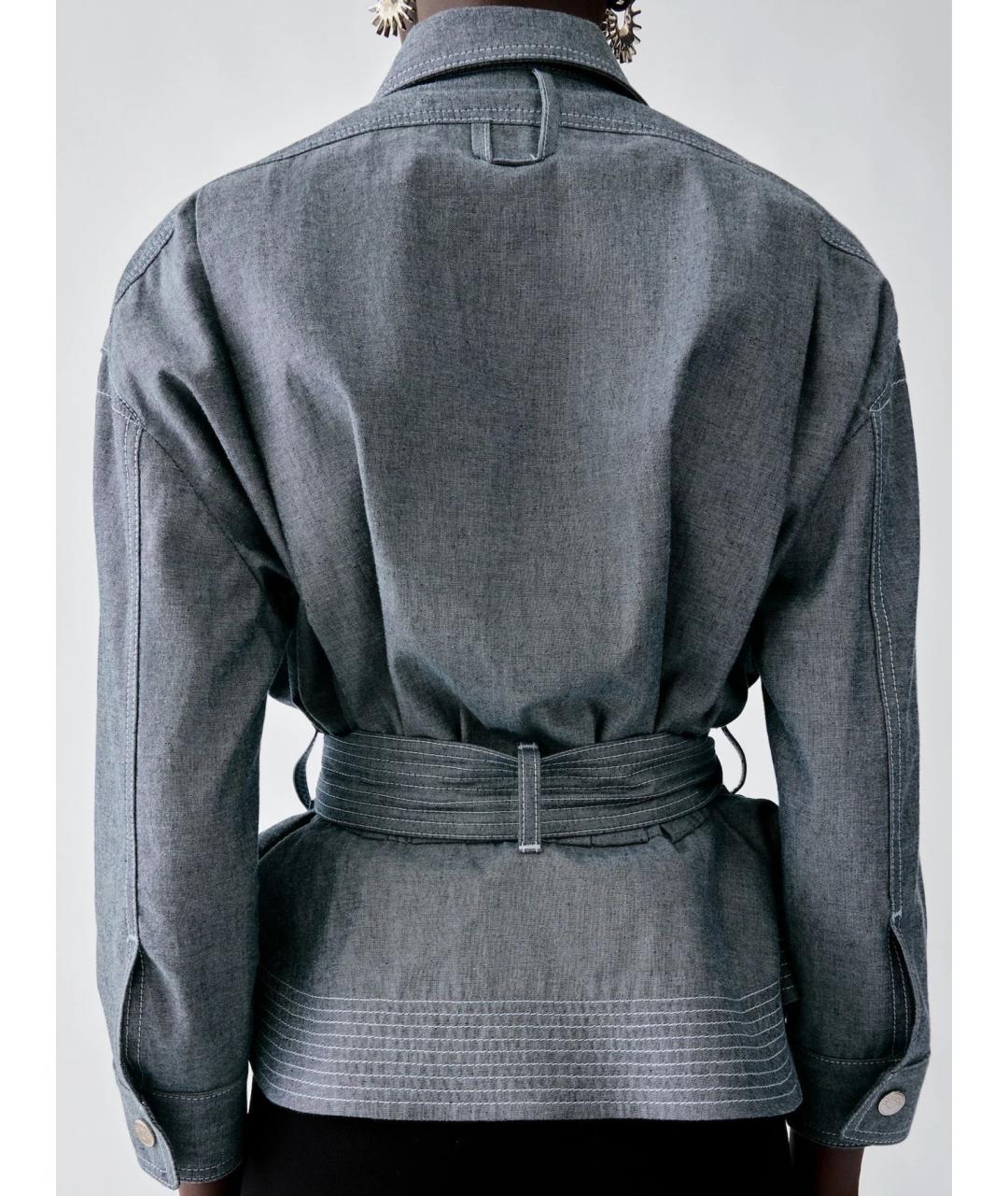 JACQUEMUS Синяя хлопковая куртка, фото 4