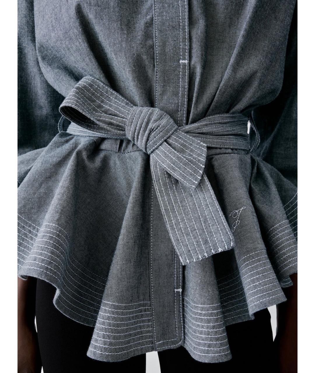 JACQUEMUS Синяя хлопковая куртка, фото 5