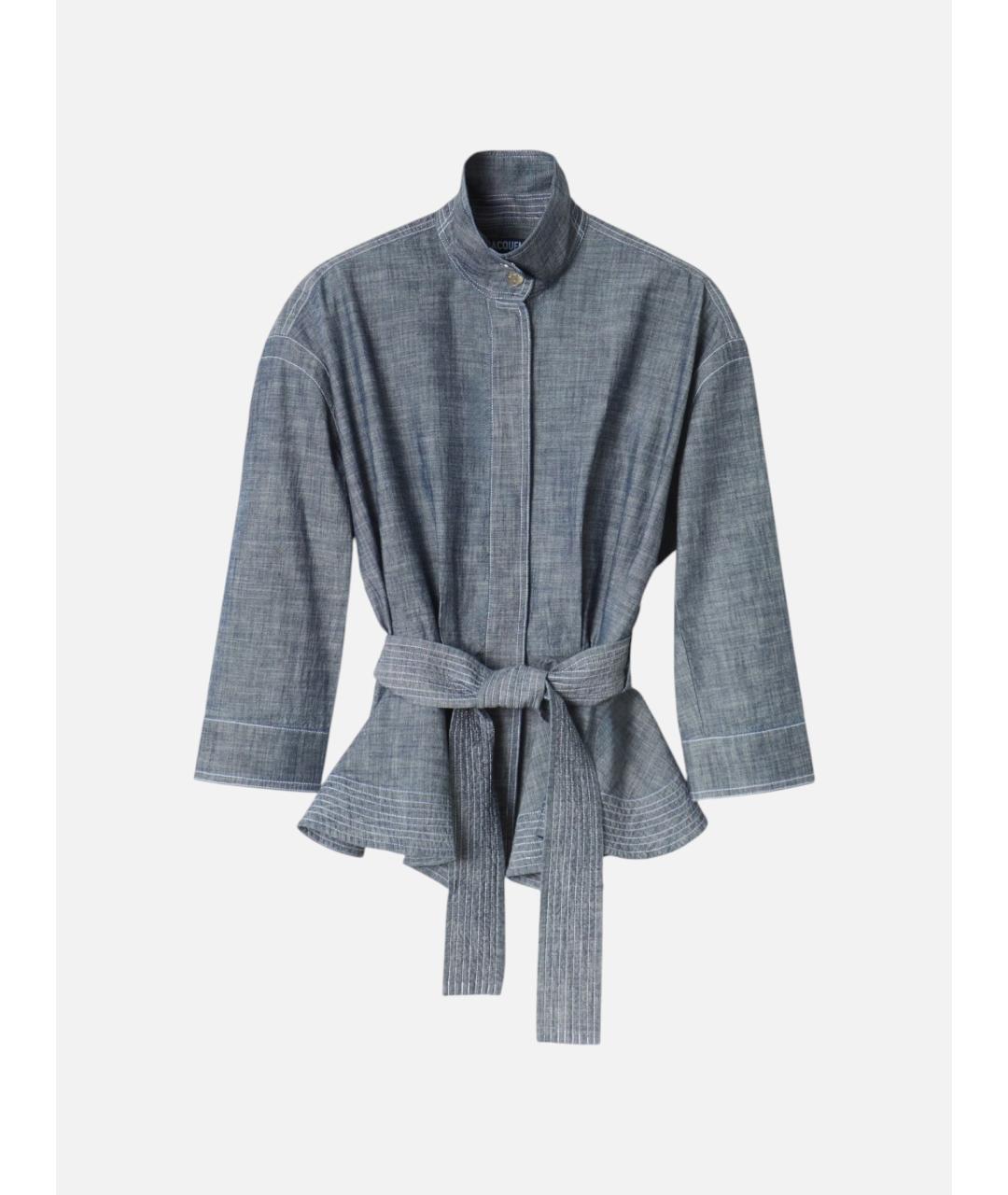 JACQUEMUS Синяя хлопковая куртка, фото 7