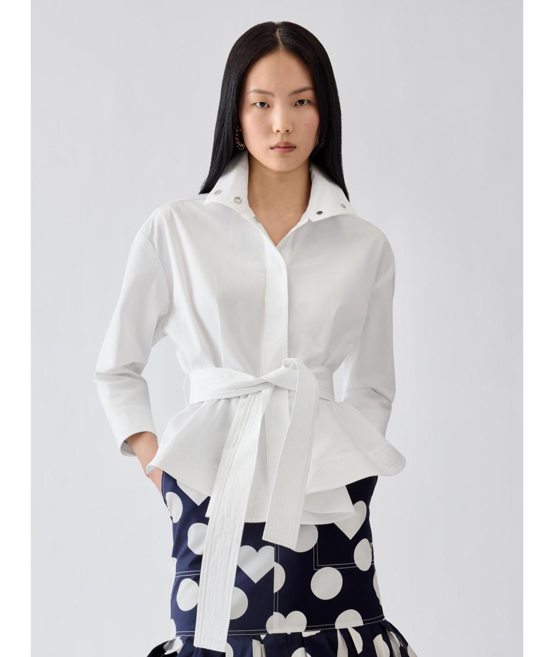 JACQUEMUS Белая хлопковая куртка, фото 3