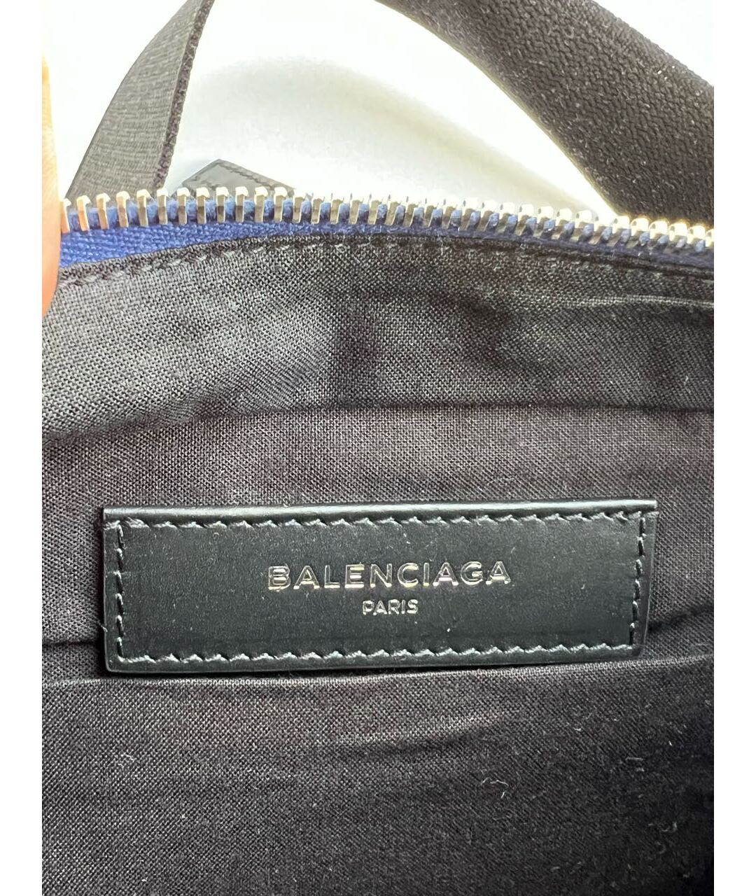 BALENCIAGA Синяя сумка на плечо, фото 6
