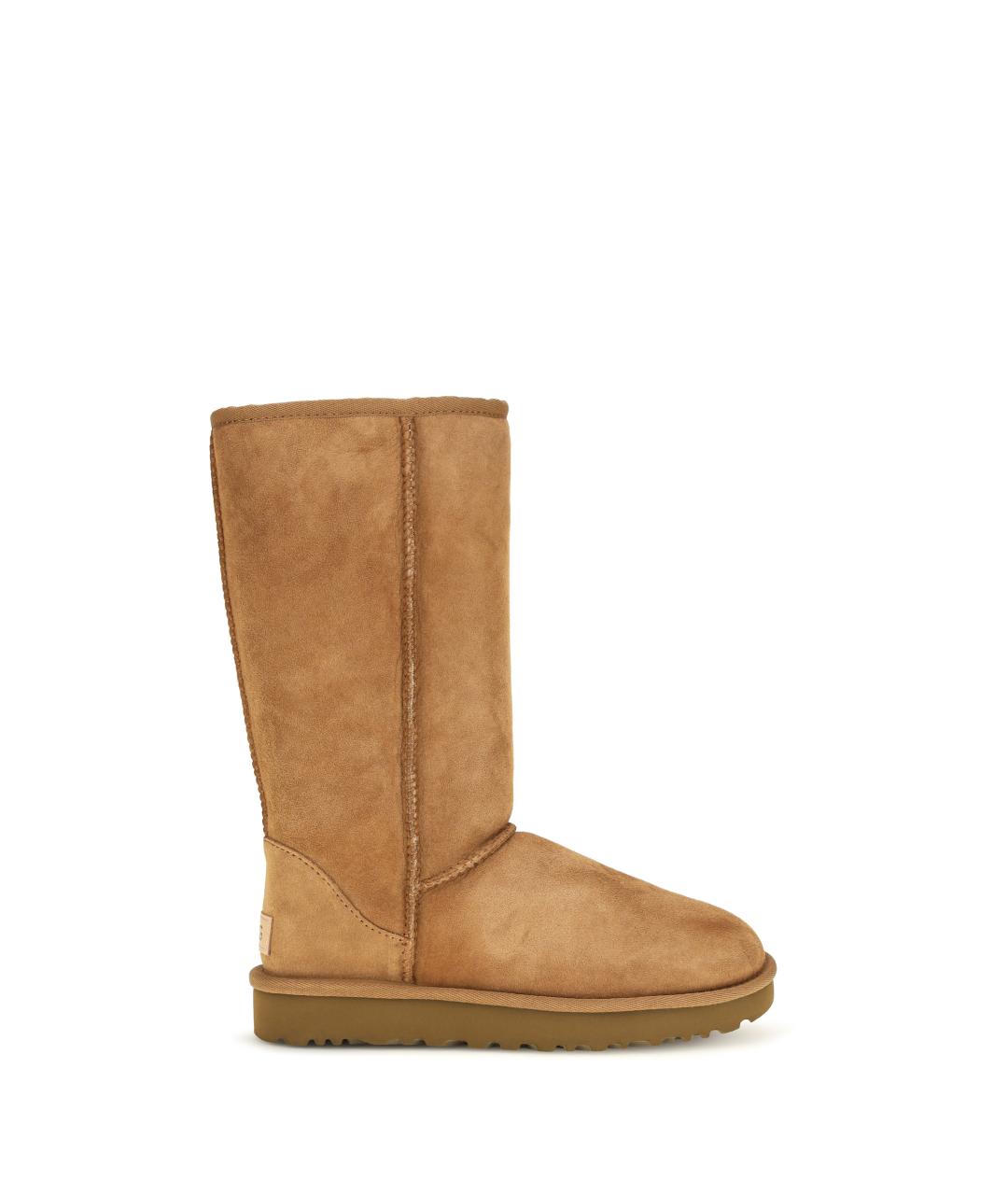 UGG Коричневые замшевые сапоги, фото 1