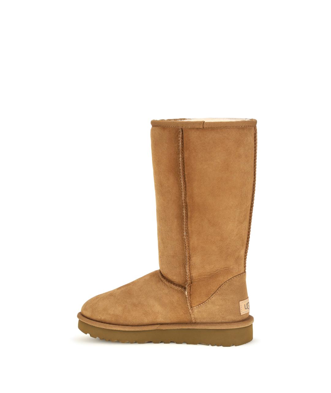 UGG Коричневые замшевые сапоги, фото 3