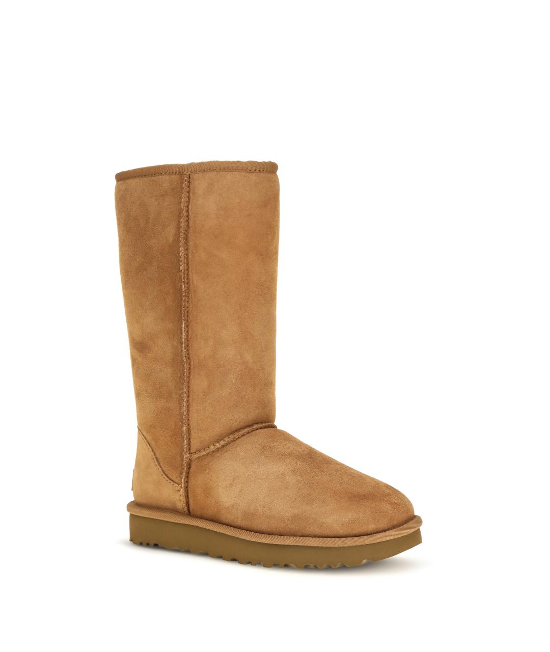 UGG Коричневые замшевые сапоги, фото 2