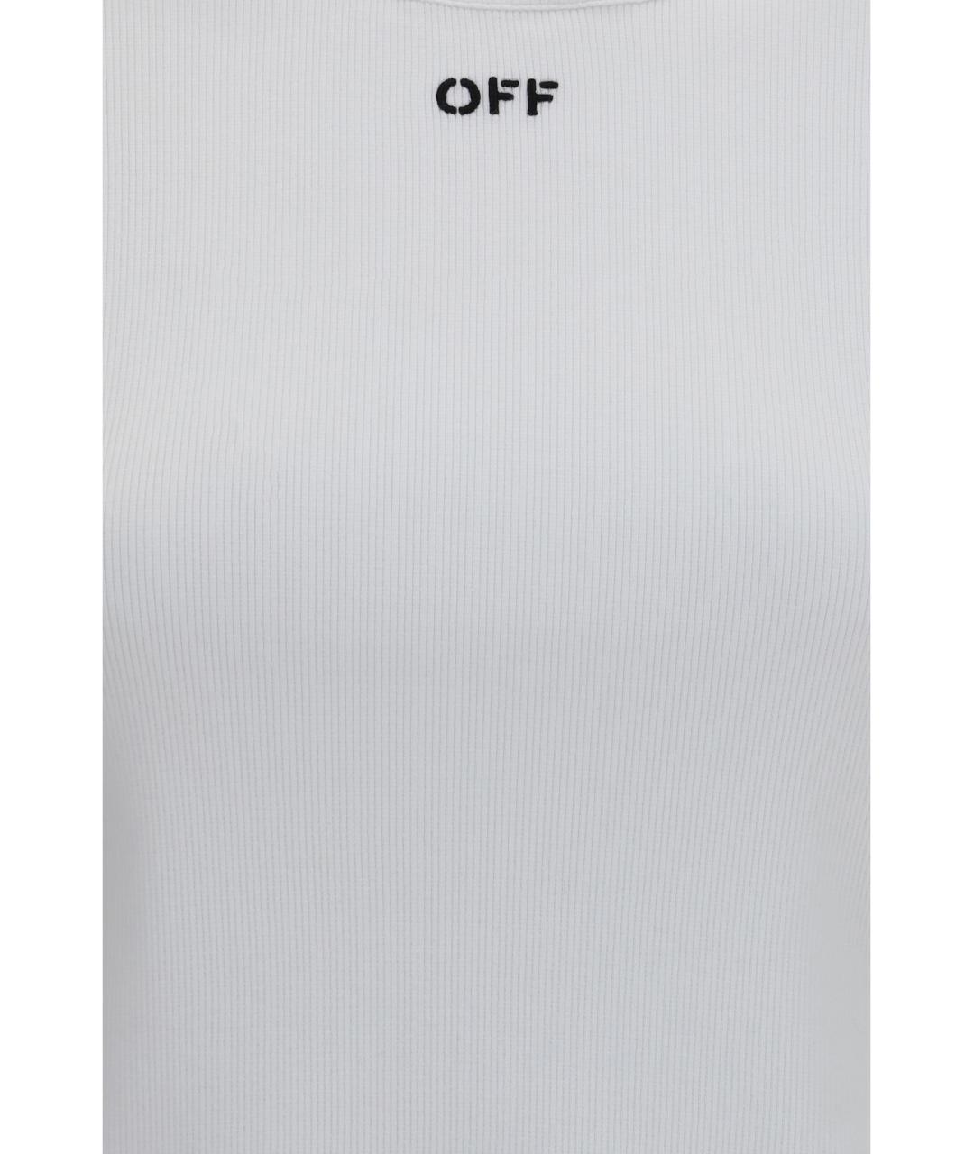 OFF-WHITE Белая футболка, фото 3