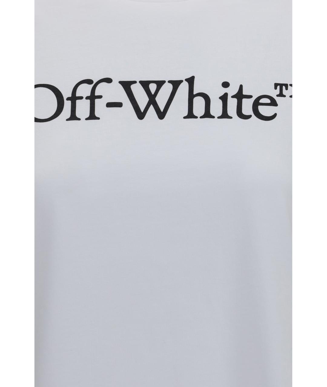 OFF-WHITE Белая футболка, фото 3