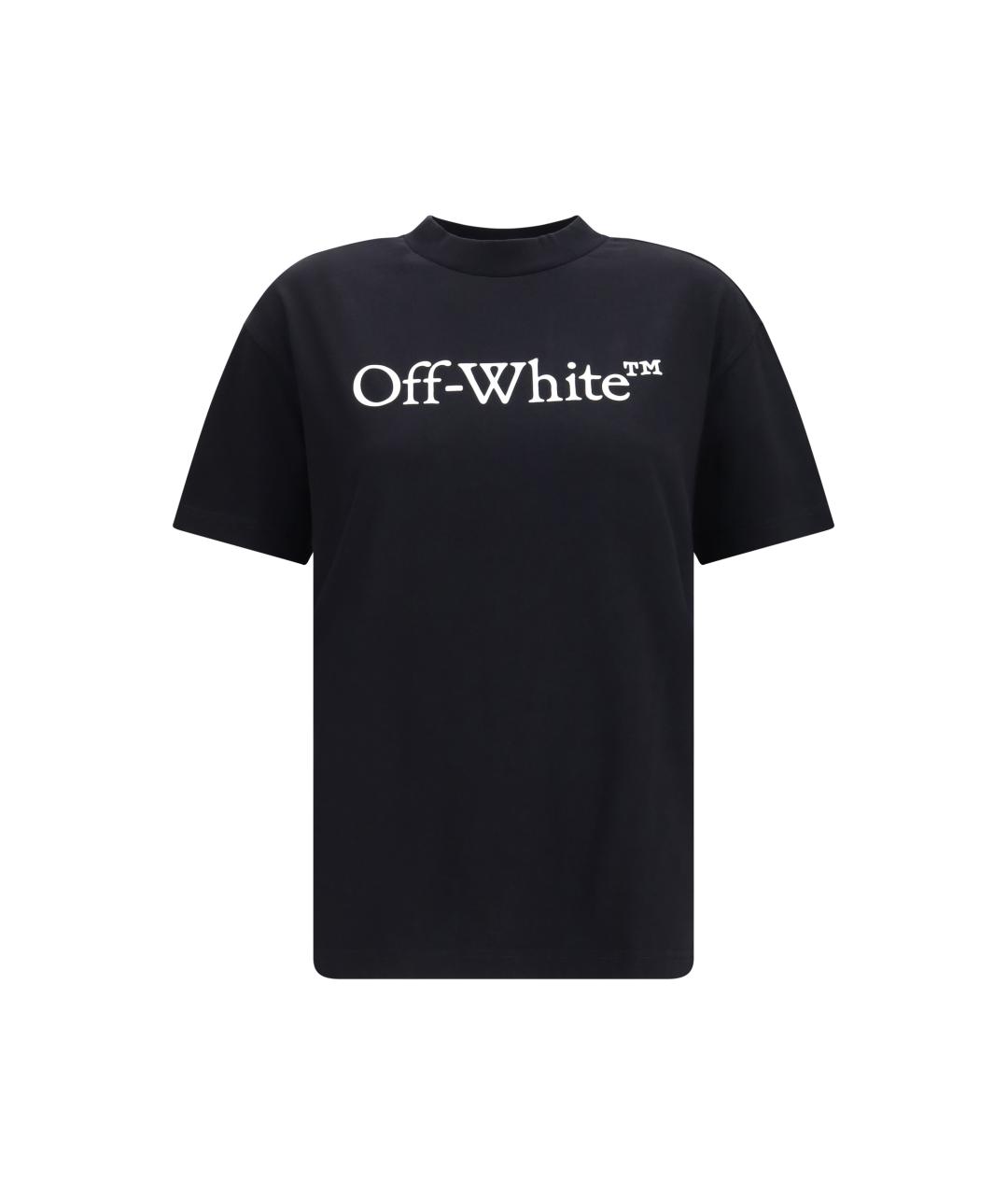 OFF-WHITE Черная футболка, фото 1