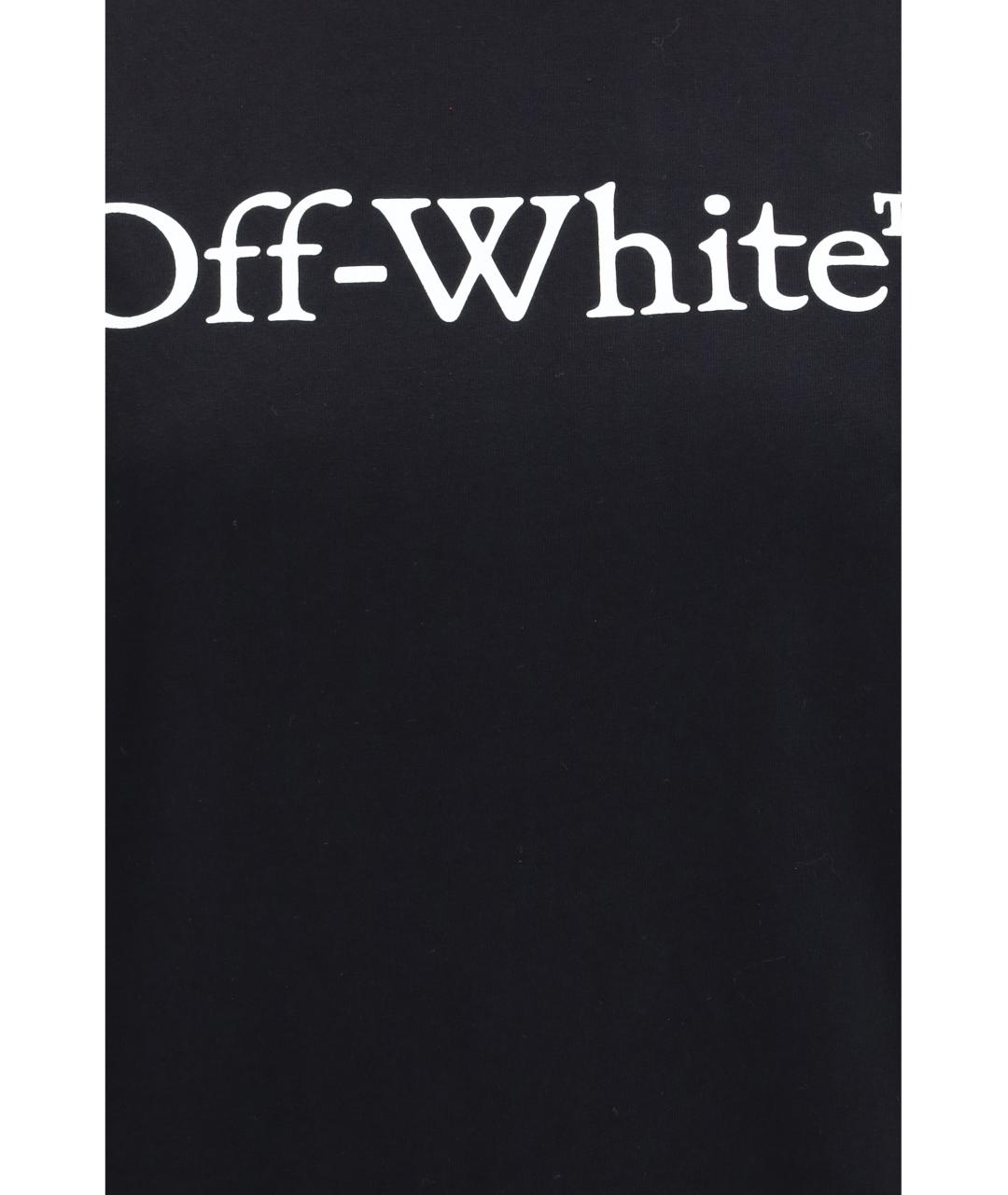 OFF-WHITE Черная футболка, фото 3