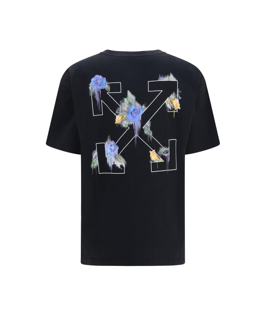 OFF-WHITE Черная футболка, фото 2