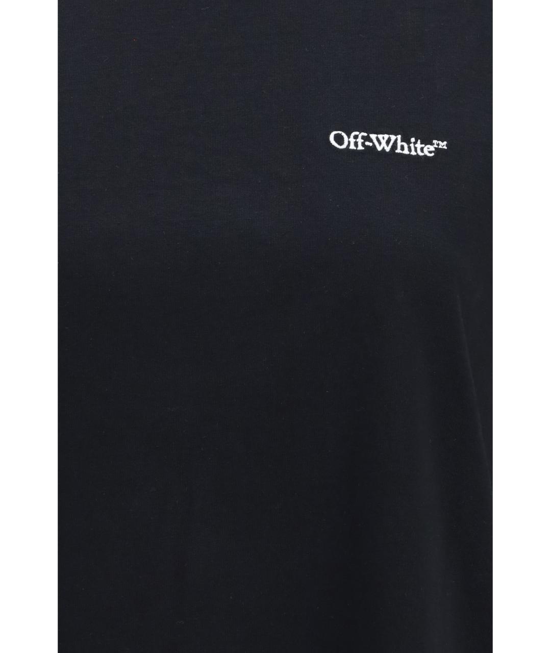 OFF-WHITE Черная футболка, фото 3