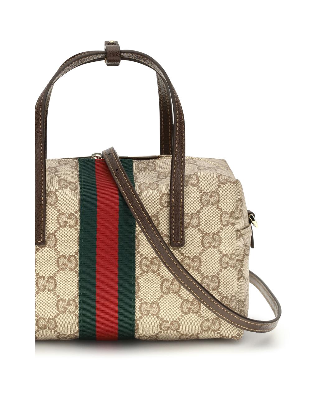 GUCCI Бежевая канва сумка тоут, фото 4