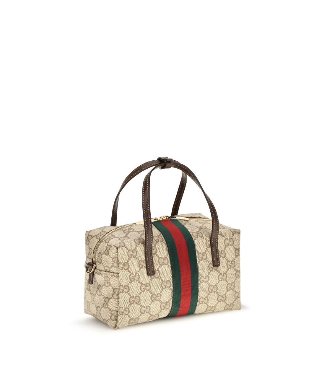 GUCCI Бежевая канва сумка тоут, фото 2